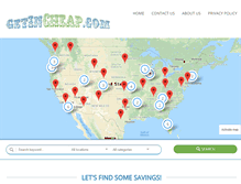 Tablet Screenshot of getincheap.com